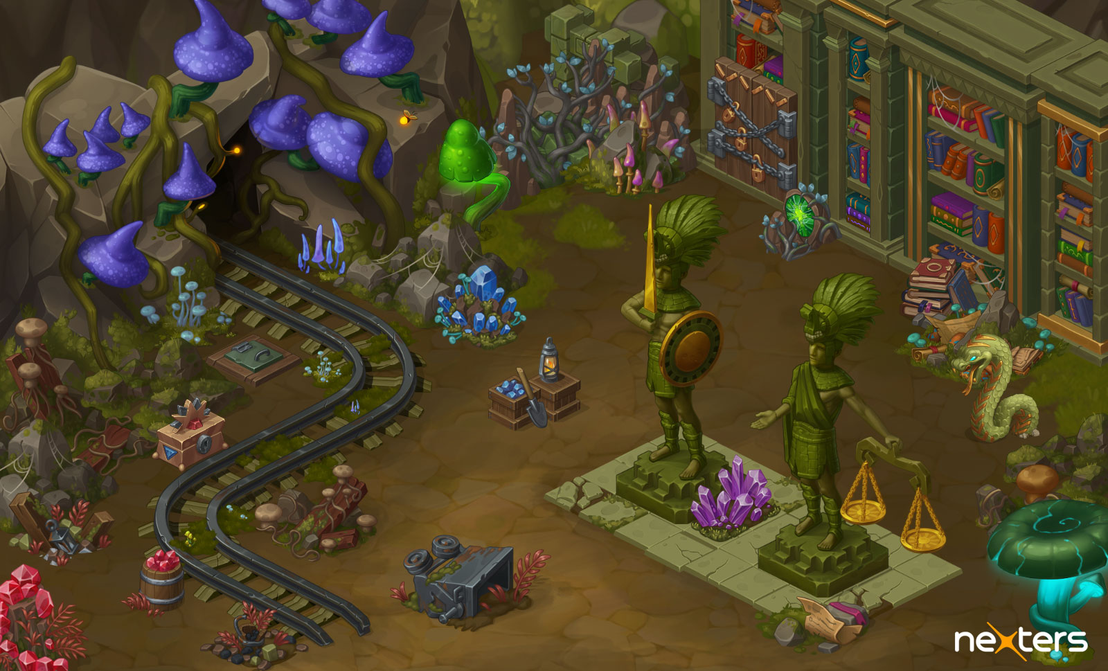 cave-strategy-rpg-game-casual-mobile-2D-3D-art-outsource-studio-rise-of-kingdoms-age-of-origins-war-and-order-rise-pf-empires-kingdom-guard-heroes-riot-game-fun-plus-top-game-art