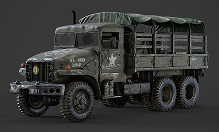 AAA_3D_military_cargo_truck_army_transport_vehicle_creation_AAA_game_asset_hard_surface_modeling_3D_vehicle_