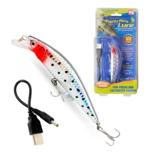 Рыбка приманка - блесна USB Twitching Lure / Приманка для рыбалки / Рыбка приманка