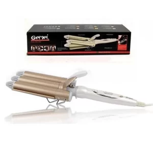 Тройная плойка для волос Geemy GM 1988 / Плойка волна