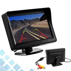 Автомобильный монитор TFT LCD 4,3" для двух камер / Цветной цифровой автомонитор