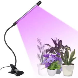 Гибкая фитолампа для растений 1 ветка, 10 Вт L1 / Светодиодный фитосветильник / Ультрафиолетовая лампа
