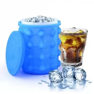 Силиконовая форма заморозки для льда Ice Cube Maker Genie 120 Ячеек / Форма ведро для льда / Ледница силиконовая