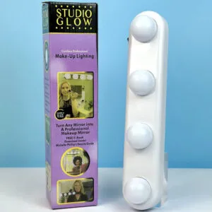 Подсветка на зеркало 4 LED лампы Studio Glow /  Гримерное зеркало с подсветкой