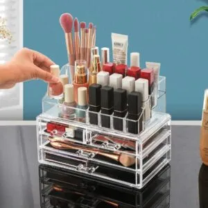 Органайзер для косметики на 4 ящика 24x19x15 см Cosmetic Storage Box / Бокс для косметики