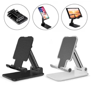 Регулируемая подставка для телефона 4-12.9", З Plastic, Цвет микс / Держатель для смартфона складной