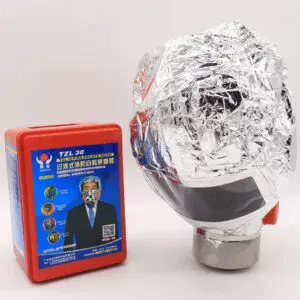 Маска противогаз на 30 мин, Fire mask / Панорамный фильтрующий респиратор