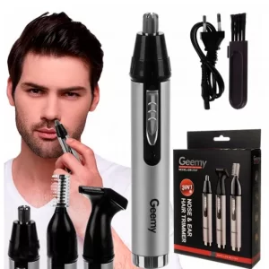 Триммер мужской 3в1 для носа ушей висков и шеи Geemy GM-3107 / Машинка для стрижки волос
