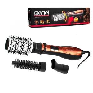 Фен щетка 3в1 с вращением для укладки Gemei GM-4828 / Мультистайлер для волос