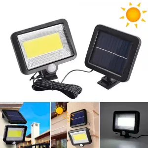 Уличный светильник SL-F100 на солнечной батарее с датчиком движения / Настенный LED фонарь