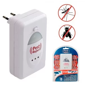 Отпугиватель насекомых ультразвуковой PEST Reject / Электронный отпугиватель грызунов и насекомых