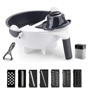Овощерезка ручная вращающаяся 9в1 Rotate Vegetable Slicer / Мультислайсер для овощей и фруктов