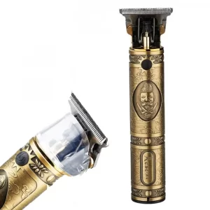 Аккумуляторный триммер для стрижки волос с 3 насадками VGR 085, Золотистый