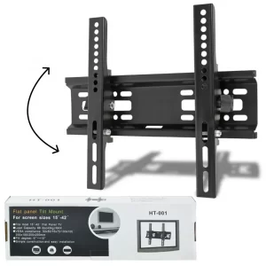 Кронштейн для ТВ 15-42 дюймов, до 40 кг HT-001 / Настенное крепление для телевизора / Поворотный кронштейн для телевизора