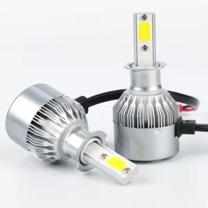 Комплект автомобильных LED ламп 2шт, C6 H1, 30Вт / Светодиодные лампы для авто / Автолампы