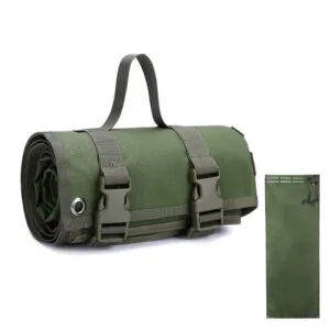 Тактический коврик для ЗСУ 200х70 см, Олива / Армейский коврик с системой Molle