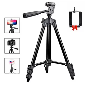 Штатив для камеры и телефона 35-106 см, Tripod FY-3120 + Крепление для телефона / Тринога трипод для смартфона