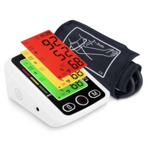 Тонометр электронный плечевой на батарейках KM-210 / Аппарат для измерения давления