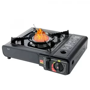 Газовая плита одноконфорочная BDZ-155-A с пьезоподжигом / Туристическая плитка на одну горелку