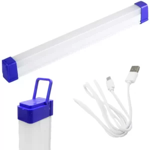 LED лампа аккумуляторная от USB, 30 см, BK-300 / Фонарь на магнитах с крючком для подвешивания