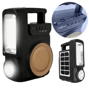 Светодиодный фонарь 5в1 с PowerBank (4000мАч) FM,MP3,Bluetooth CL-830 / Прожектор аккумуляторный