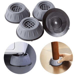 Антивибрационные и противоскользящие подставки для бытовой техники 4шт / Резиновые подставки для стиральной машины