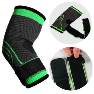 Фиксатор для локтя с фиксирующим ремнем / Бандаж для локтевого сустава / Налокотник для суставов