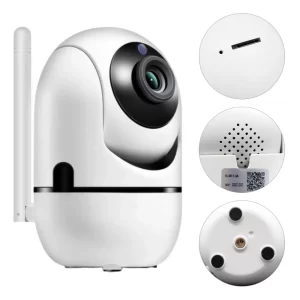 Поворотная IP камера видеонаблюдения, Wi-Fi, ИК подсветка / Беспроводная камера / Видеоняня
