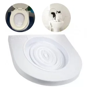 Набор для приучения кота к унитазу, CitiKitty / Туалет для кота / Накладка на унитаз для кота
