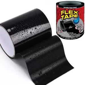 Широкая сверхпрочная скотч-лента 10см*1,5 м, Flex Tape / Водонепроницаемая клейкая лента