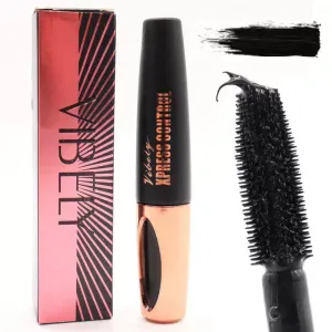 Тушь для ресниц 4D Vibely Xpress Control, удлиняющая / Водостойкая тушь / Тушь для объема гипоаллергенная