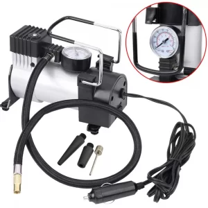 Автокомпрессор от прикуривателя на 965кПа, Аir pump HS-208 / Воздушный компрессор автомобильный