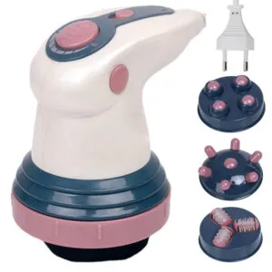 Инфракрасный антицеллюлитный вибромассажер для тела, Body Innovation Sculptural / Массажер против целлюлита с насадками