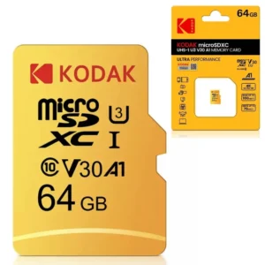 Карта памяти Micro SD на 64GB, Kodak, без адаптера / Флешка для устройств / Микро сд / SD карта для телефона
