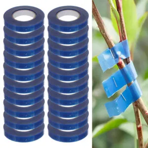 Комплект 20шт Лента для садового степлера 26м х 11мм, Синяя / Подвязочная лента для степлера / Степлерная лента для подвязки винограда