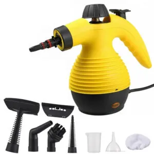 Ручной пароочиститель 350 мл с насадками, Steam Cleaner DF-A001 / Парогенератор / Электрический отпариватель с функцией пароочистителя