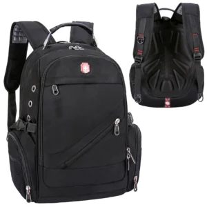 Городской рюкзак 50x30x20см 40л Swissgear 8810, Черный / Мужской рюкзак эргономичный / Повседневный портфель