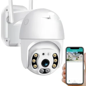 Уличная камера видеонаблюдения с LED и ИК подсветкой, A6 4MP / IP камера наблюдения для дома / WiFi видеокамера