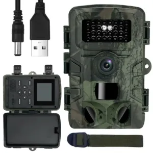 Камера фотоловушка с датчиком движения и ночным видением, 32Мп / Камера ловушка / Охотничья камера