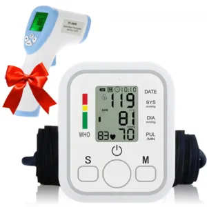 Автоматический тонометр ARM Style BW-3205 + Подарок Бесконтактный термометр инфракрасный / Электронный тонометр осциллометрический