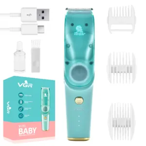 Беспроводная машинка для стрижки детей 3в1, 5Вт, VGR V-151 / Детский триммер / Аккумуляторный триммер для детей