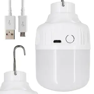 Лампа для кемпинга на крючке, 5Вт, от USB, HY-701 / Подвесной фонарь / Кемпинговая лампа аккумуляторная