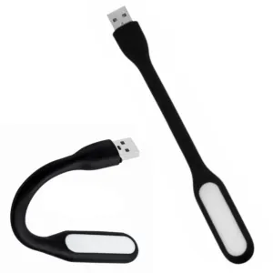 Гибкий фонарик для ноутбука от USB / USB фонарик для клавиатуры / ЮСБ светильник / LED фонарик от юсб