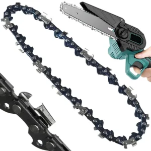 Цепь для электропилы 15см (под шину 6") 37 звеньев / Пильная цепь для аккумуляторной пилы / Цепь для мини пилы