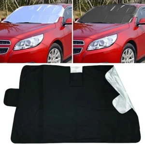 Защитная накидка на лобовое стекло 160х120см, Weather Force 360 / Двухсторонний чехол на лобовое стекло / Зимний тент на стекло для автомобиля