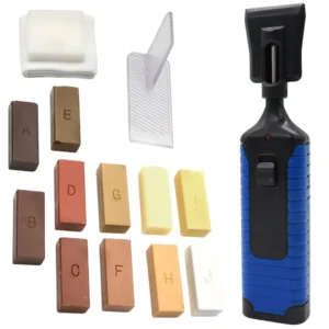 Набор для реставрации деревянных поверхностей (11 цветов) /  Набор для устранения царапин / Ремкомплект для ламината / Набор для ремонта сколов краски и царапин