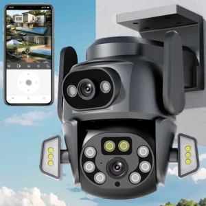 Уличная WiFi камера наблюдения 4MP, с ночным видением, Q 821 / Поворотная IP камера / Вайфай камера видеонаблюдения