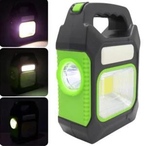 Кемпинговый фонарь LED+COB с солнечной батареей + PowerBank, USB, JY-978B / Портативный фонарь для кемпинга / Аккумуляторный фонарь кемпинговый