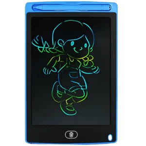 Графический LCD планшет для рисования 8,5" + стилус, от батарейки, Dex / Цветной планшет электронный / Детская досточка для рисования