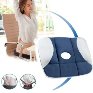 Ортопедическая подушка для позвоночника Pure Posture / Подушка для сидения, разгрузки позвоночника